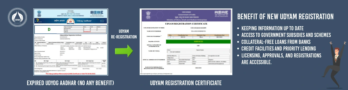 migrate or convert your udyog aadhar to new udyam registration online