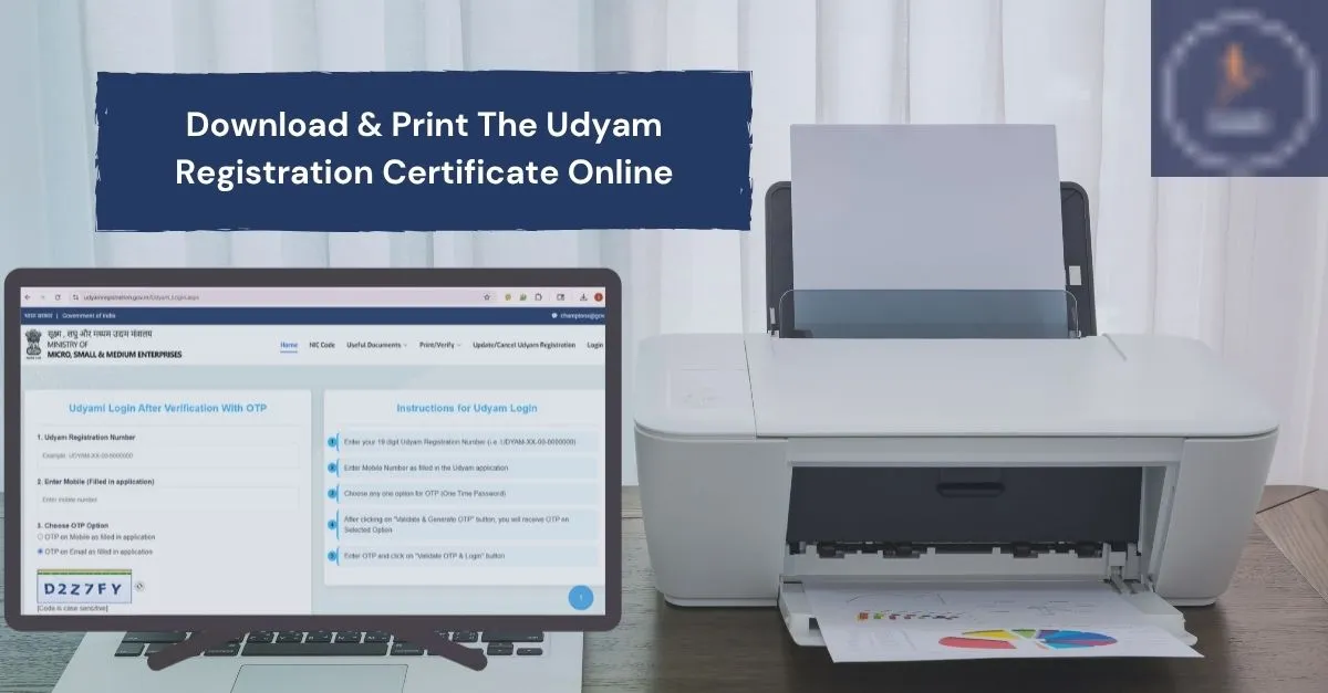 Download Udyam certificate Online